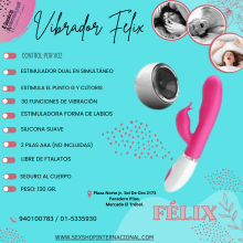 Vibrador con comando de voz Félix